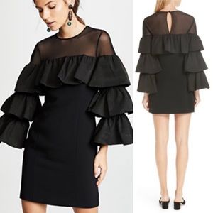 NWT Cinq a Sept Valentina Ruffle Dress sz 12